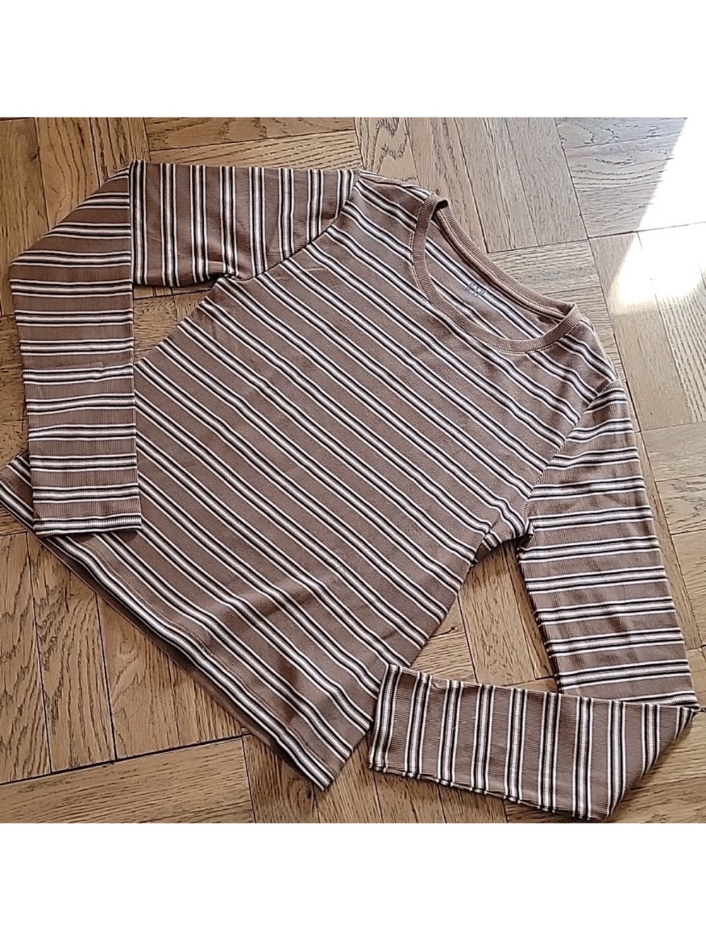 Ribbed Cropped T-Shirt/GAP
